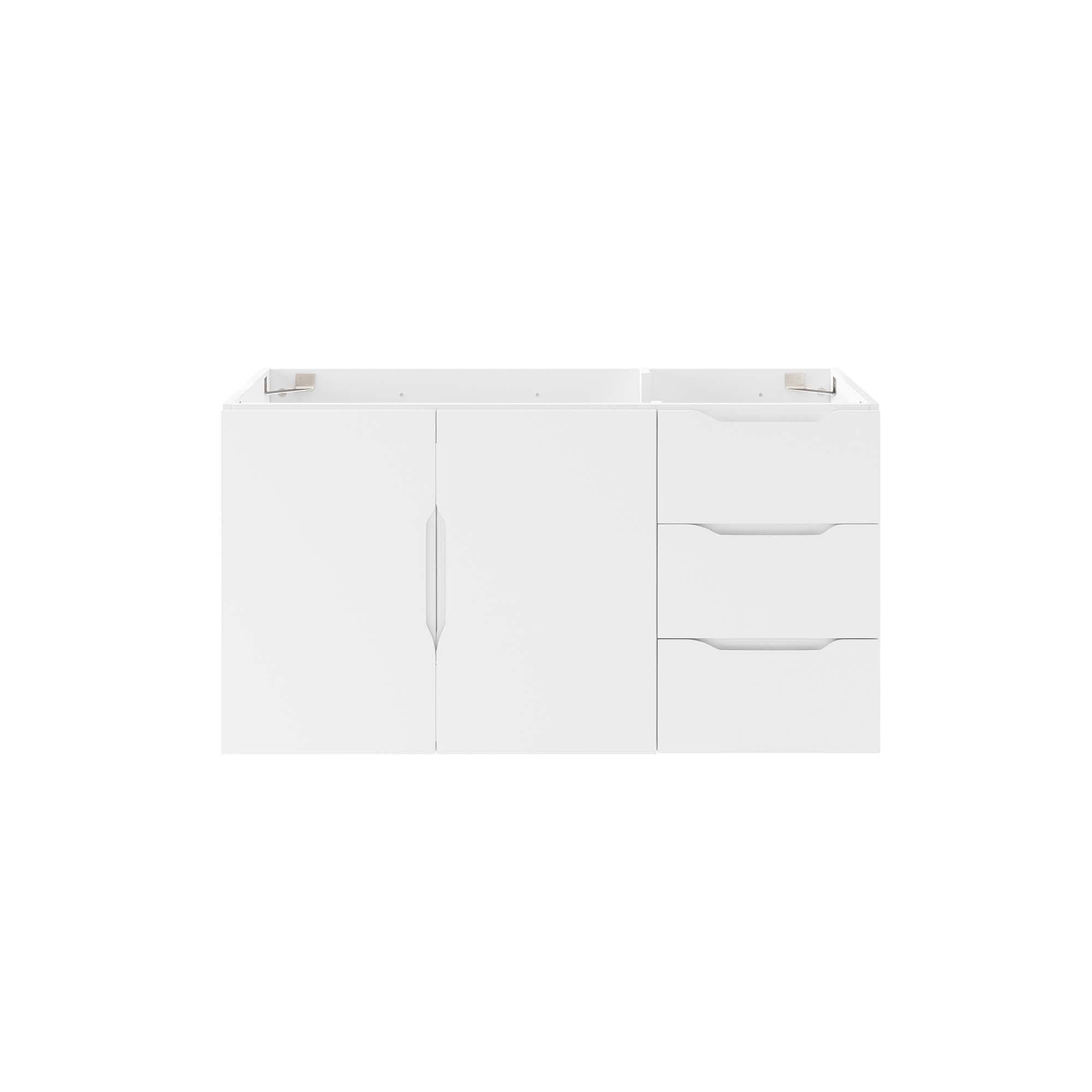 Alt View 4. Modway - Vitality Bathroom Cabinet Basin Not Included - White.