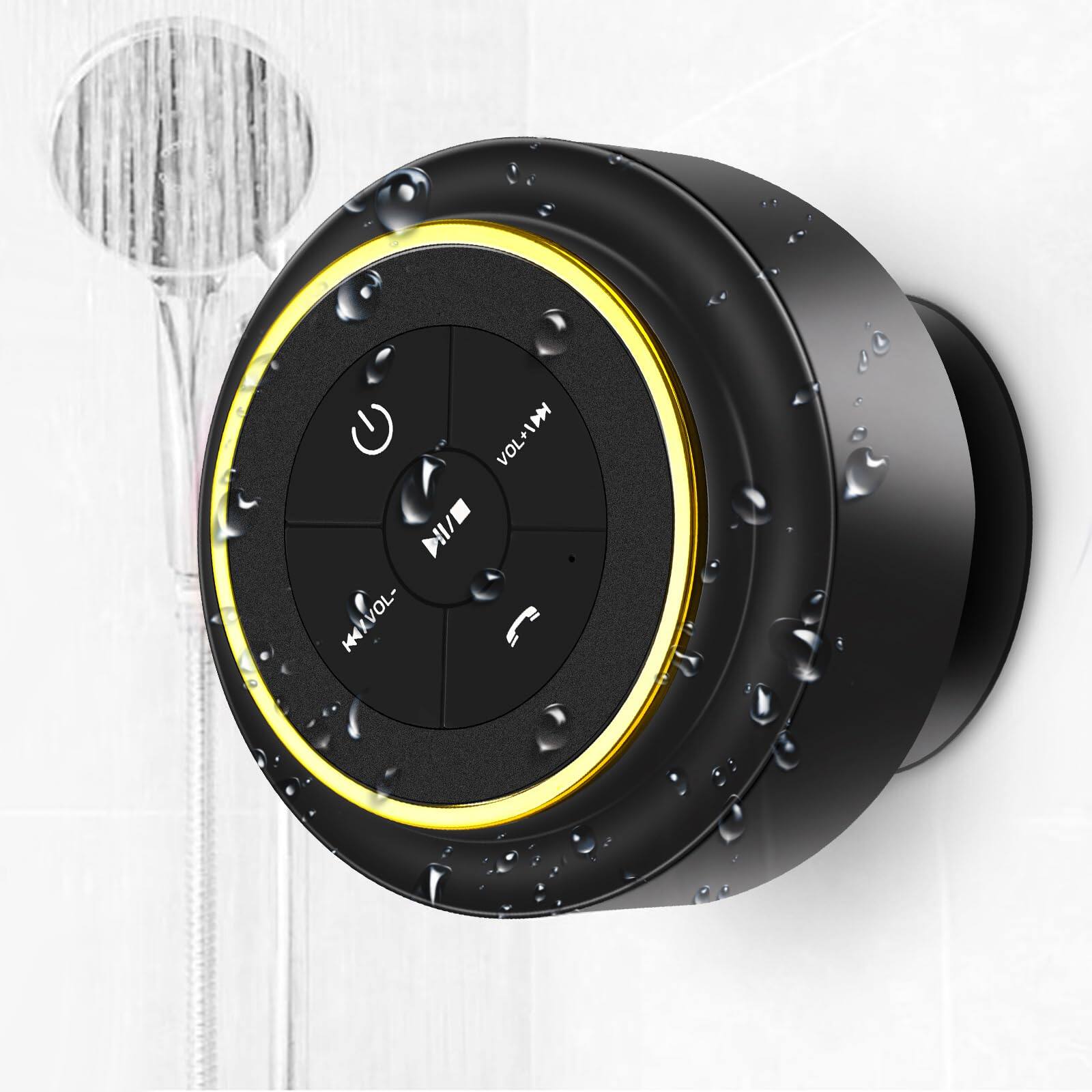 Cedar Assembly - Shower Portable Waterproof Speakers With Suction Cup Wireless Outdoor For Pool Camping Beach Hiking Kayak - Default