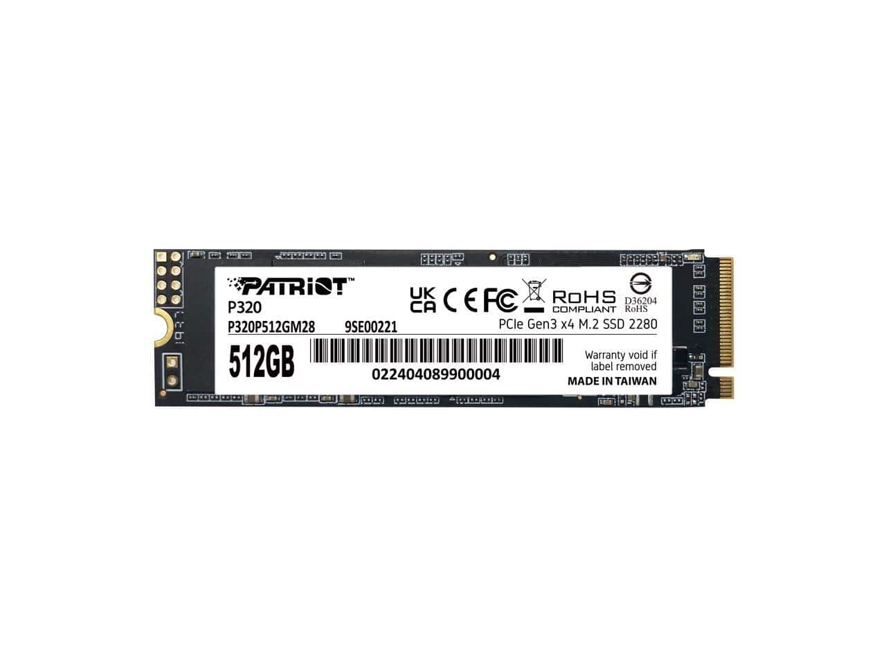 Crucial P3 500GB Internal SSD PCIe Gen 3 x4 NVMe CT500P3SSD8