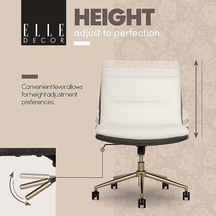 HEIGHT  
adjust to perfection  

Convenient lever allows for height adjustment preferences.