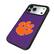 Alt View 1. Keyscaper - Clemson Tigers iPhone Solid Design Bump Case - 16 Pro Max - Multicolor.
