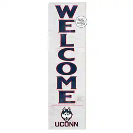 Jardine - UConn Huskies 10'' x 35'' Indoor/Outdoor Welcome Sign - White