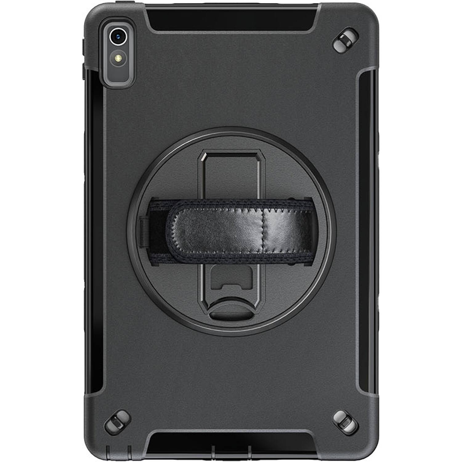 Front. SaharaCase - Protection Hand Strap Series Case for Lenovo Tab P11 (Gen 2) - Black.
