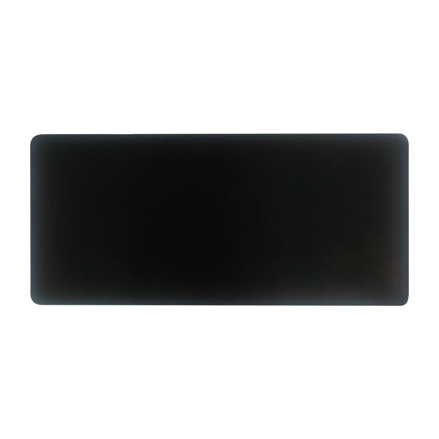 Front. OTM Essentials - Desk Mat, Faux Leather - Black.