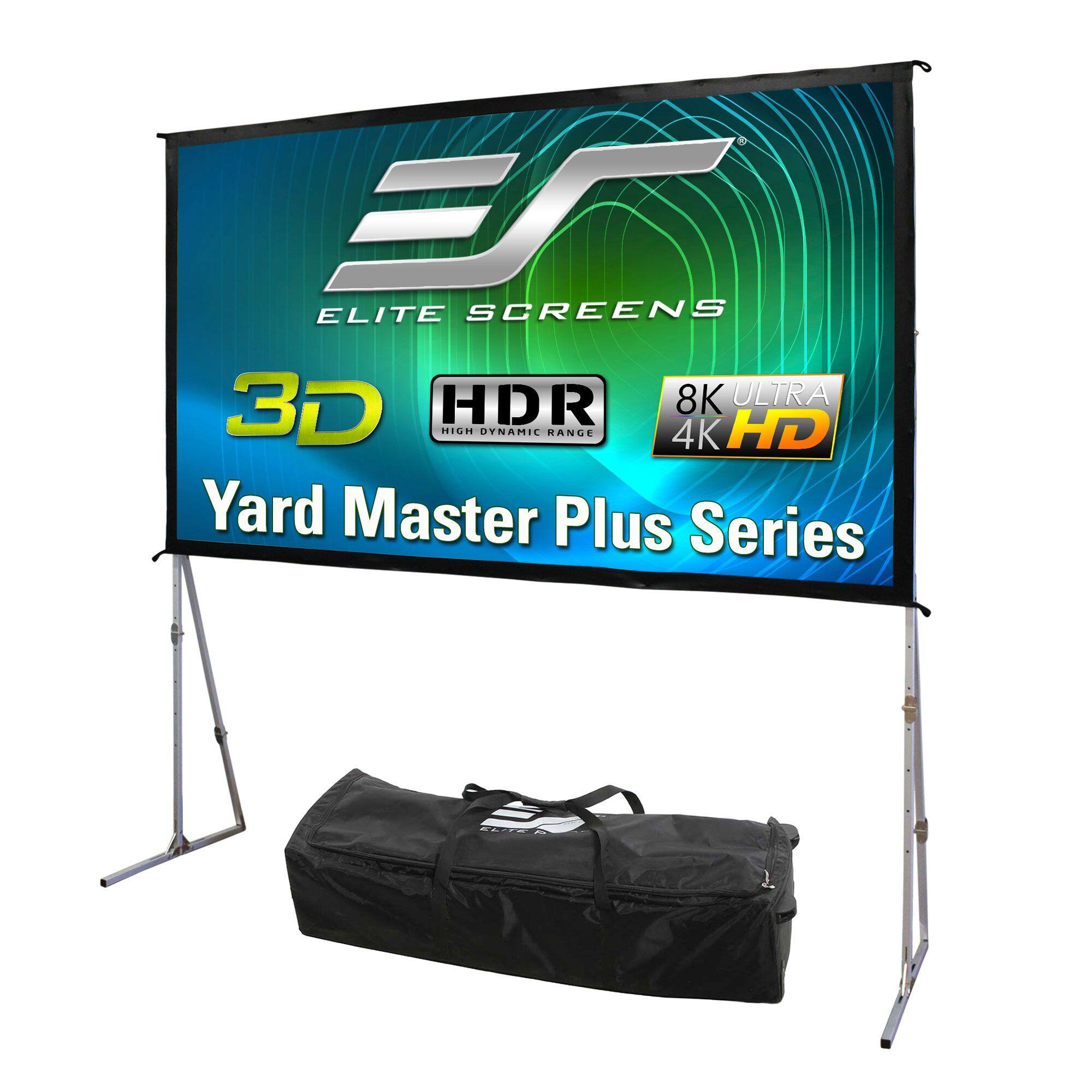 ELITE SCREENS  
3D  
HDR HIGH DYNAMIC RANGE  
8K ULTRA 4K HD  
Yard Master Plus Series