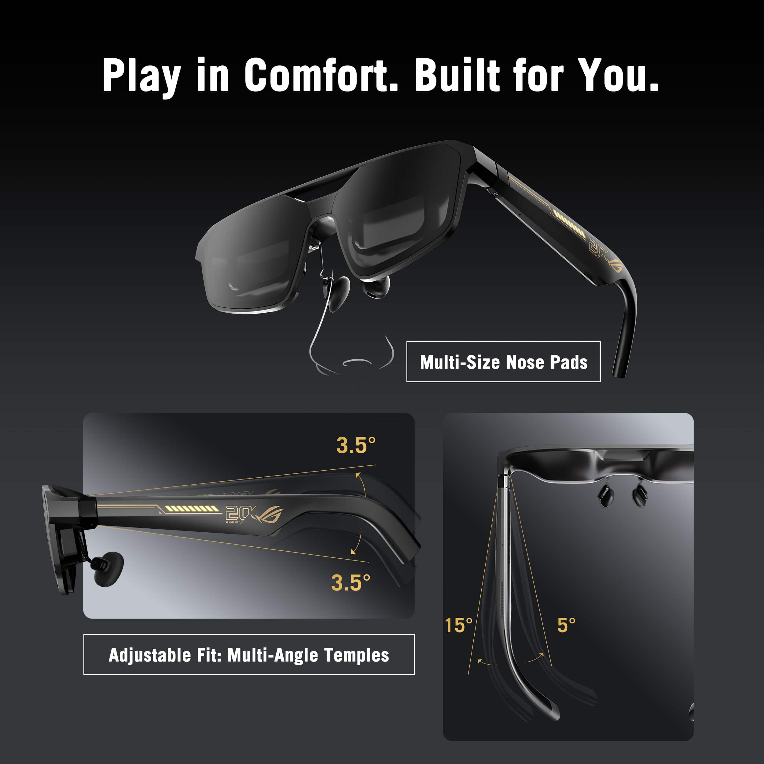 ASUS ROG XREAL R1 Edition 20 Gaming AR Glasses 171