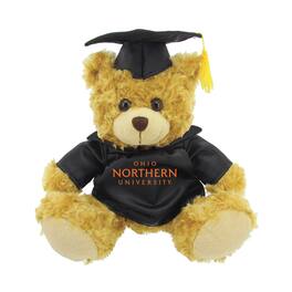 Jardine - Ohio Northern Polar Bears 12'' Graduation Plush Bear - Oatmeal