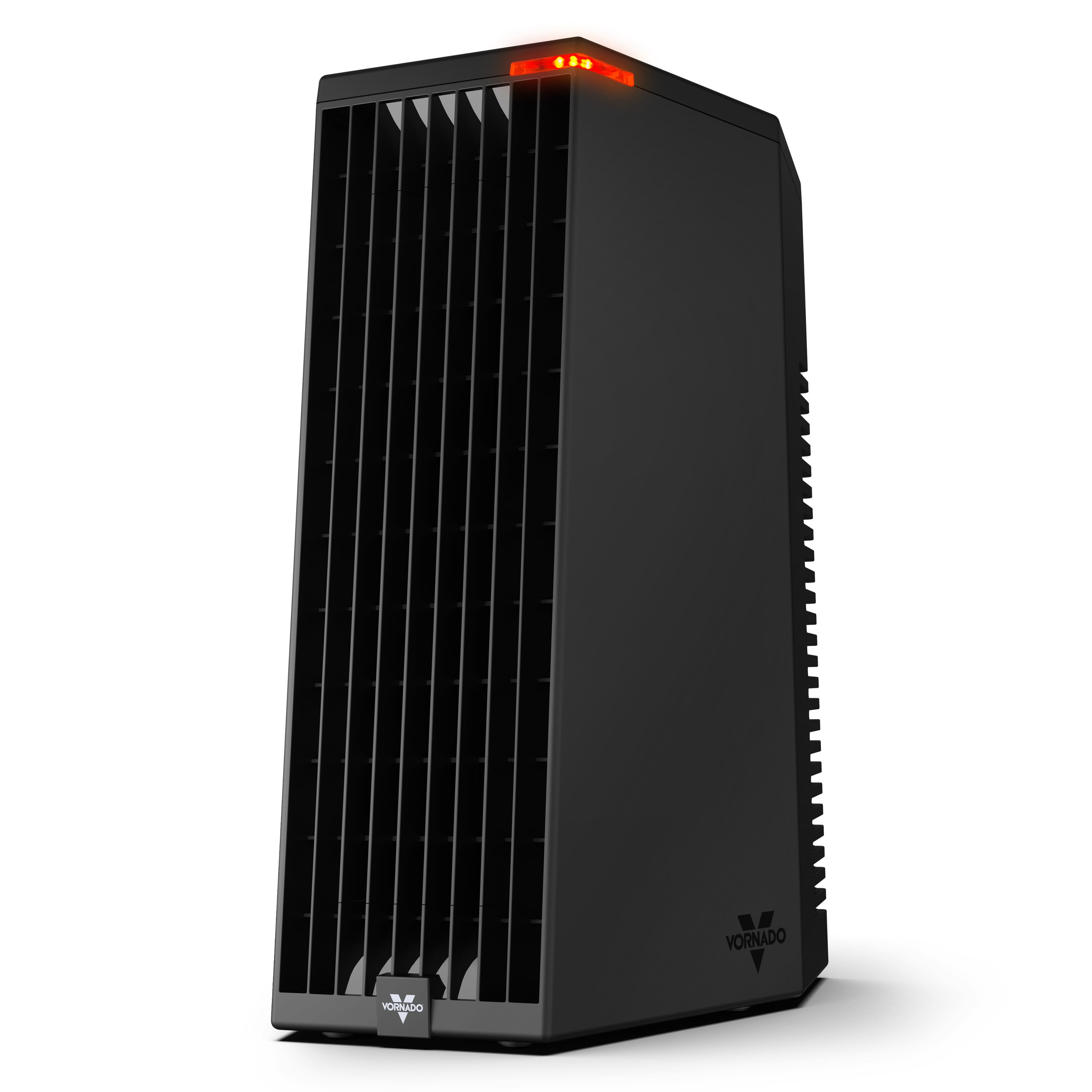 Vornado - Rise 12H 900 watts Indoor Electric Tower Fan Space Heater with Advanced Safety Features for Living Space - Black