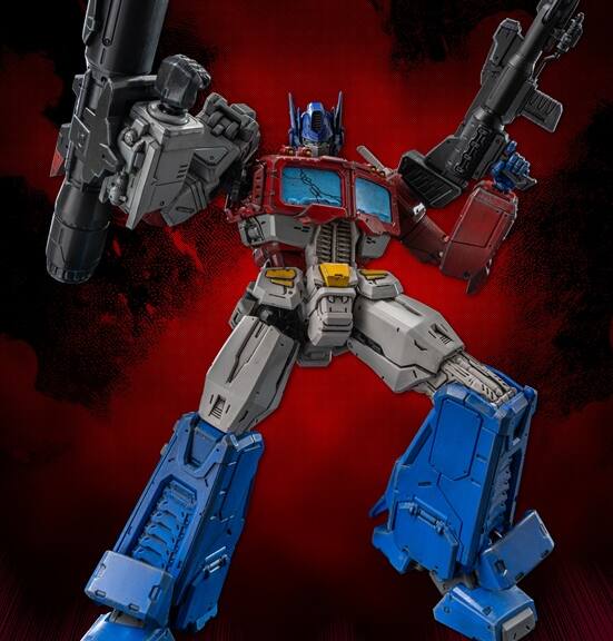 Front. Transformers - Optimus Prime (Comic Book Edition) MDLX Scale Collectible Figure | Transformers | Threezero.