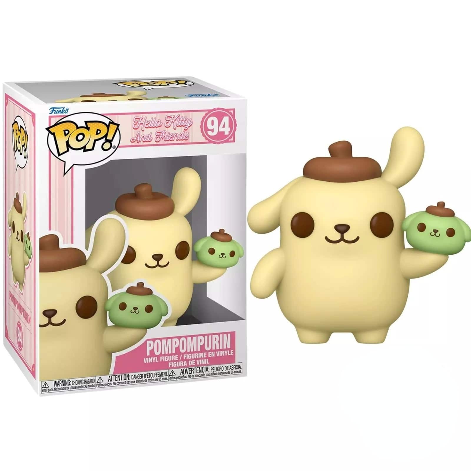 Photos - Action Figures / Transformers Funko  Pop! Hello Kitty and Friends - Pompompurin with Dessert - Multicolor FU80318 