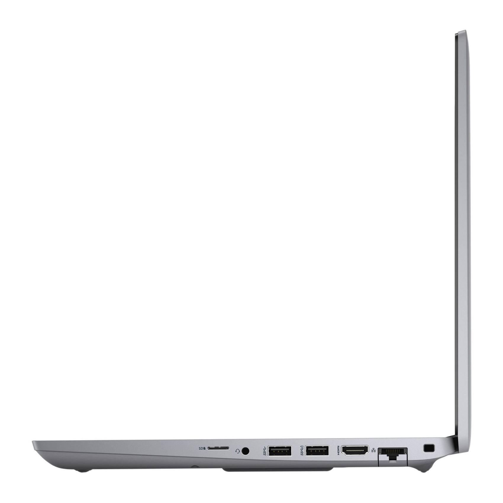 Left. Dell - Dell Precision 5521 Core i7-11850H 2.5GHz, 16GB, 512GB, NVMe SSD, 15.6" FHD, Windows 11 Pro 64-bit - Silver.