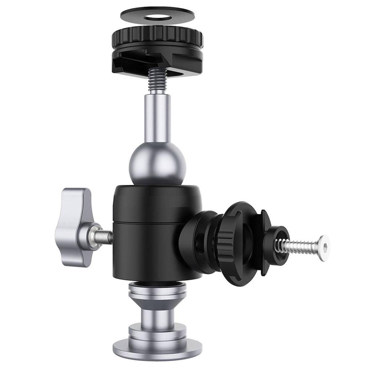Alt View 7. Ulanzi - Ulanzi U-60 Mini Tripod Ball Head with Dual Cold Shoe.