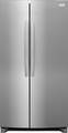 Frigidaire - 36 in. Wide 26.0 Cu. Ft. 36" Standard Depth Side by Side Refrigerator with Door Edge Water Dispenser - Stainless Steel
