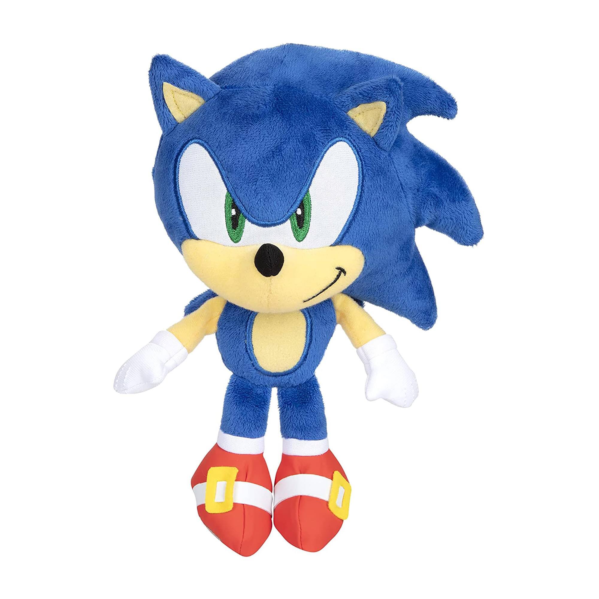 Front. Jakks Pacific - Sonic the Hedgehog 9 Inch Plush | Modern Sonic - Blue.
