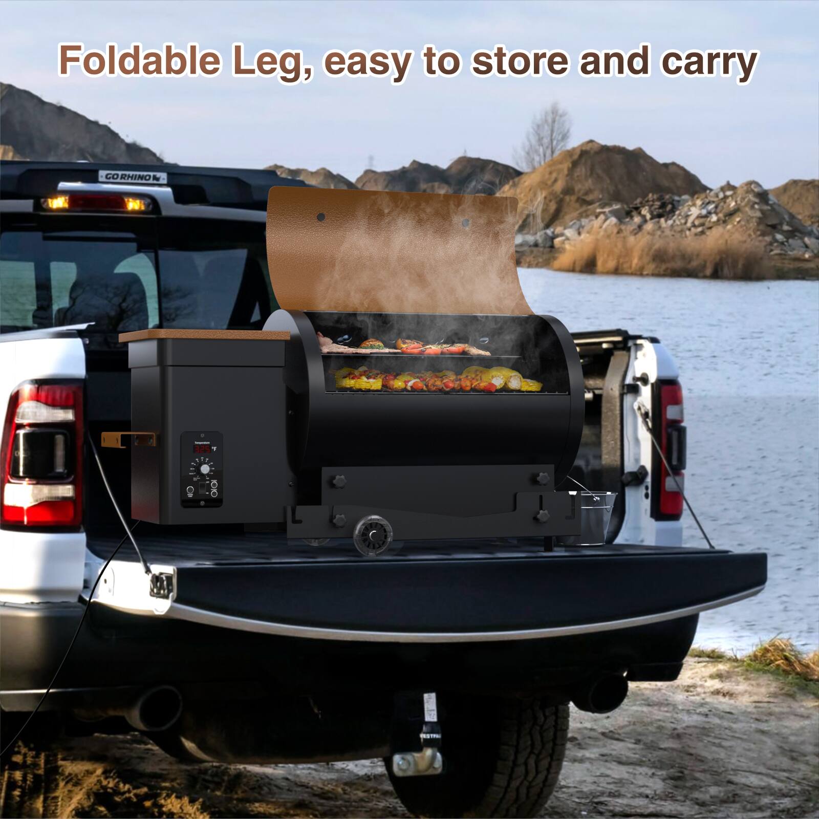 Foldable Leg, easy to store and carry