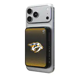 Keyscaper - Nashville Predators Wireless Magnetic Power Bank - Black