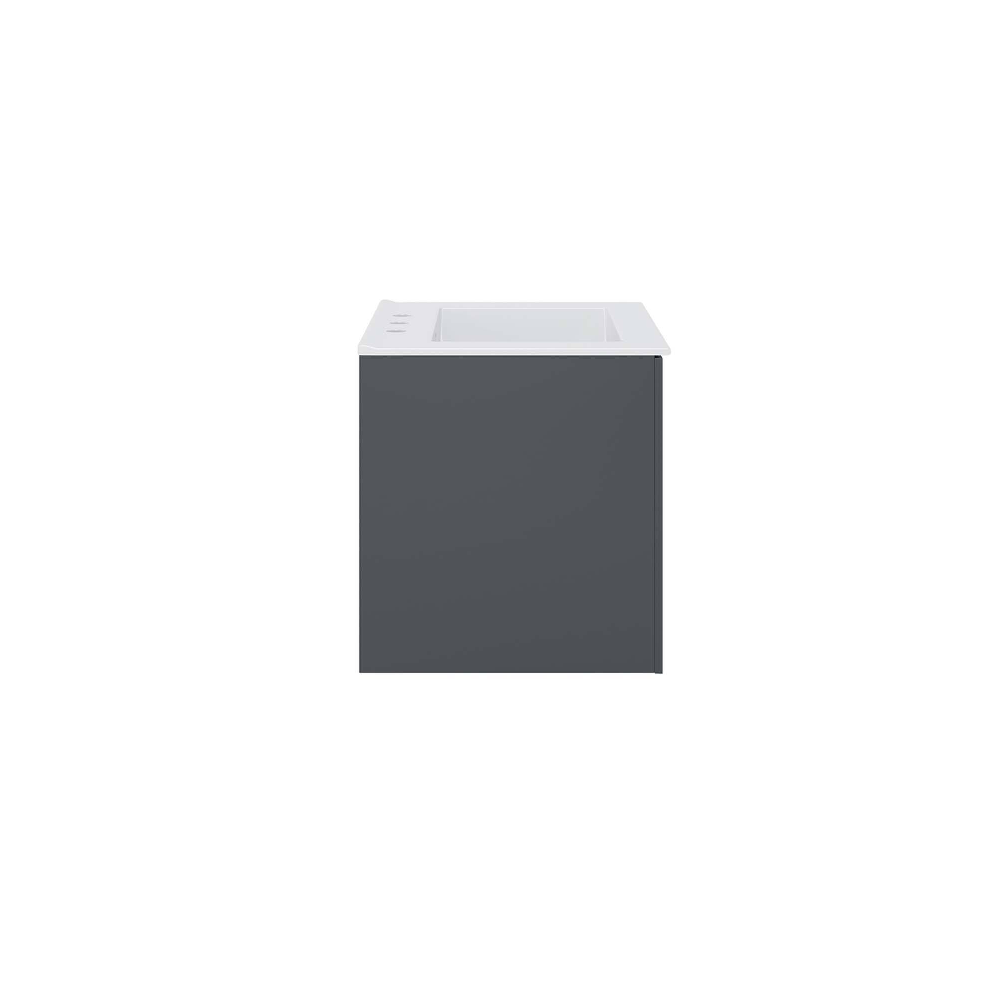 Alt View 1. Modway - Vitality Bathroom Vanity Basin Included by Modway - Gray White.