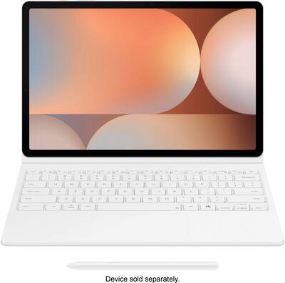 Samsung Galaxy Tab S10+/S9+/S9 FE+ Book Cover Keyboard White EF Samsung Galaxy Tab S10+/S9+/S9 FE+ Book Cover Keyboard White EF