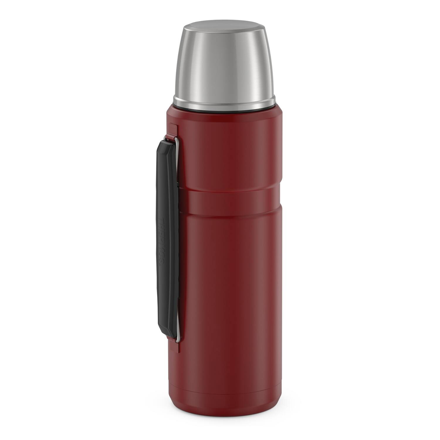 Alt View 5. Thermos - Stainless King Vacuum Insulated Stainless Steel Beverage Bottle 1.2 L - Red.
