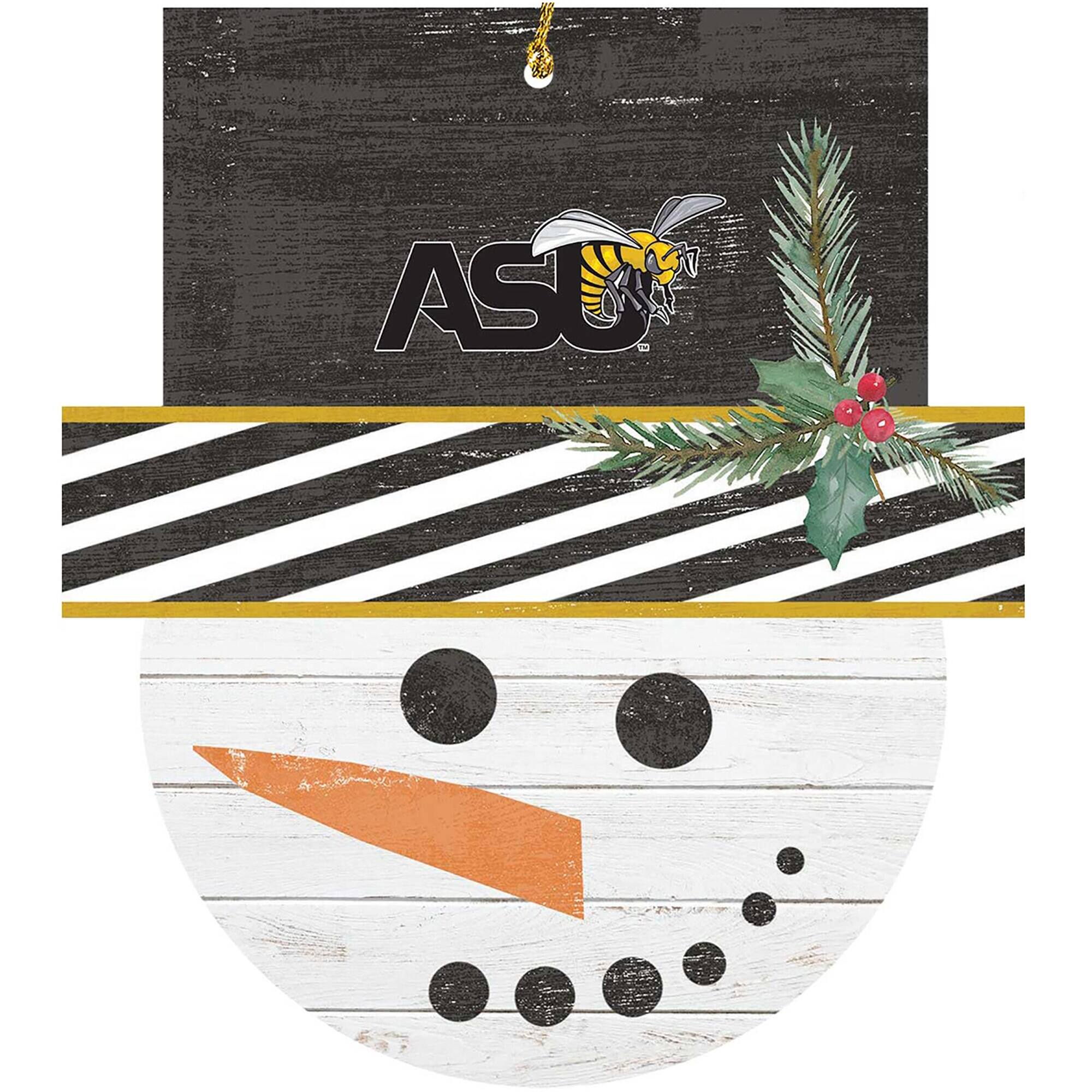 Alt View 3. Jardine - Alabama State Hornets Ornament Bundle - White.