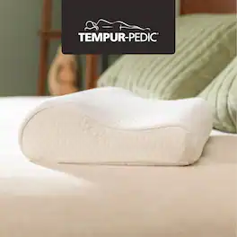 Tempur-Pedic - TEMPUR-Neck™ Pillow, Standard - Small Profile - White