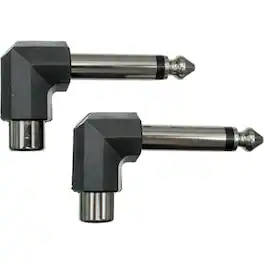 Hosa Technology - Hosa GPR-123 Analog Audio Adaptor RCA to 1/4in TS Pair