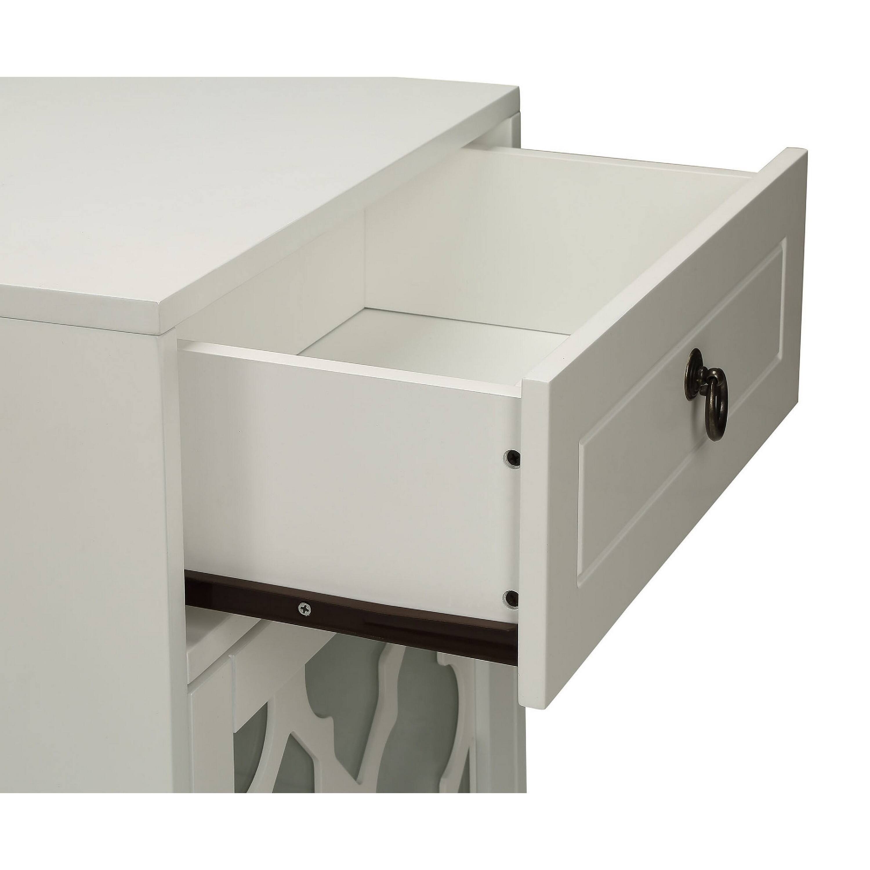 Alt View 3. Manhattan Lane - Faddish Side Table - White.