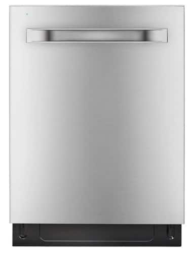 Midea - 24" Top Control Dishwasher with 3-Stage Total Drying, Bottle Wash Zone, 47 dB - Stainless Steel