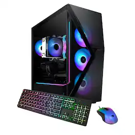 iBUYPOWER - Slate MESH Gaming Desktop PC -Intel Core i7 14700F -NVIDIA GeForce RTX 4060 8GB -32GB DDR5 RAM -1TB NVMe SSD - Black