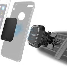 Esoulk - Universal Magnetic Air Vent Car Phone Holder for iPhone Samsung Universal Magsafe and Non-Magsafe - Black