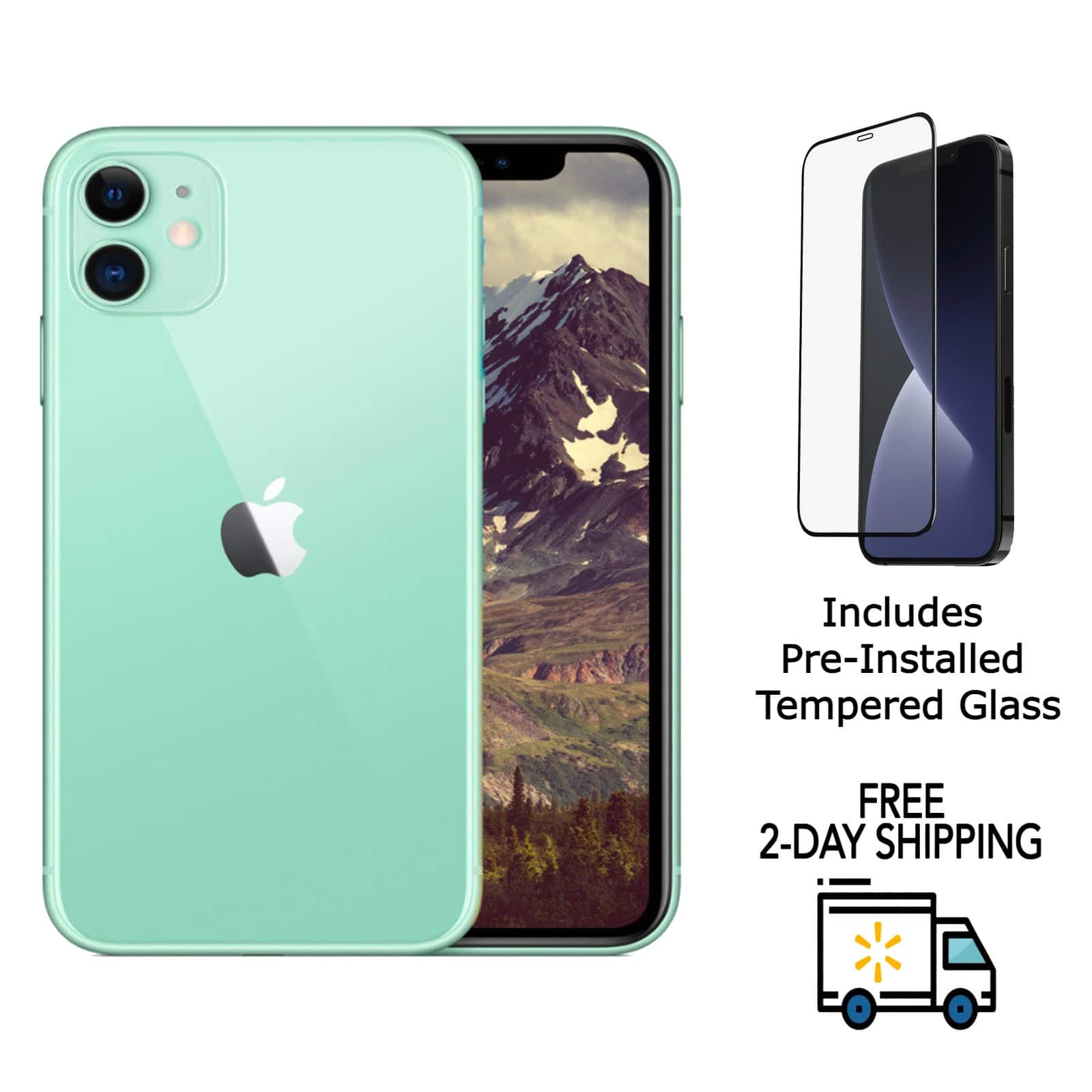 Includes Pre-Installed Tempered Glass  
FREE 2-DAY SHIPPING