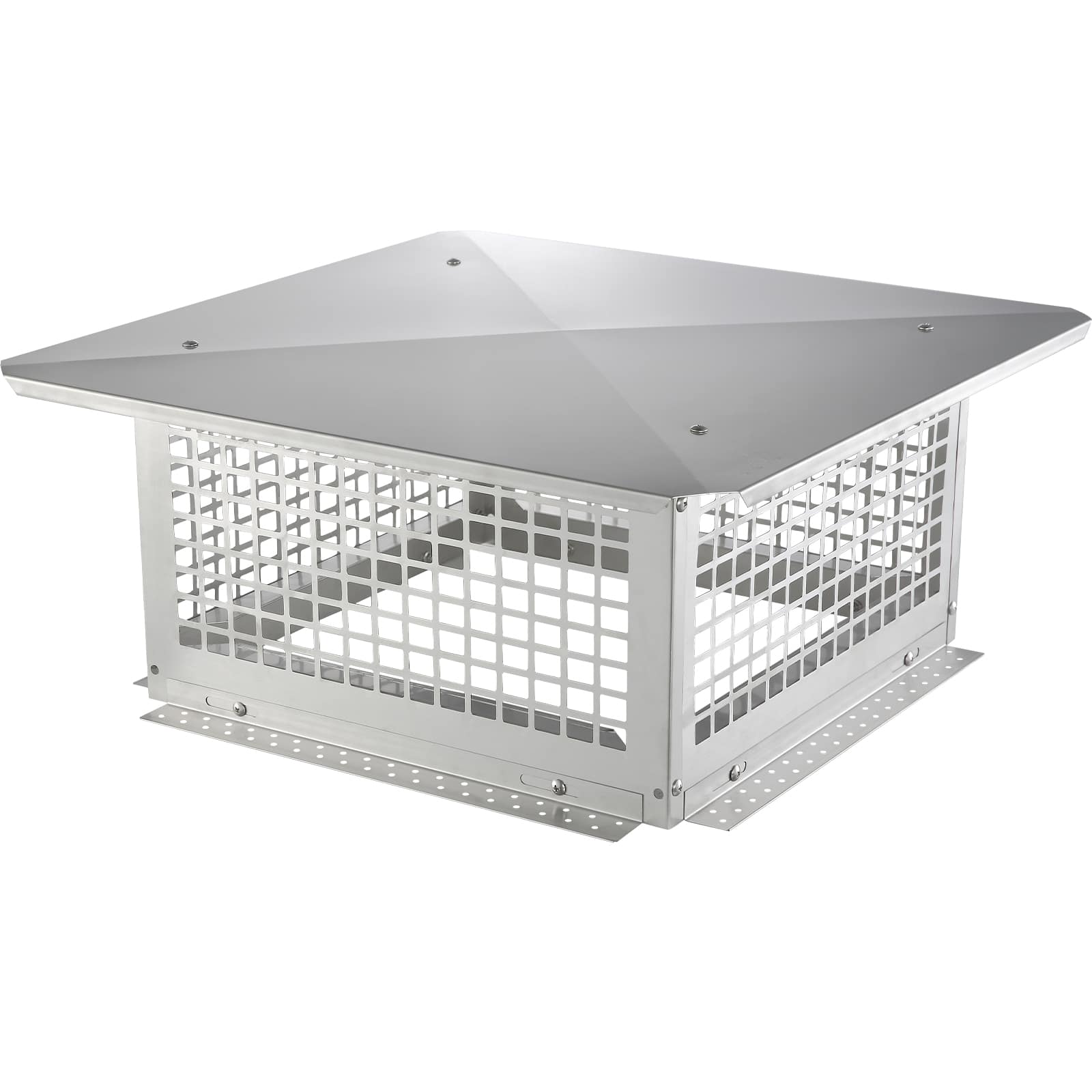 VEVOR - Chimney Cap, 17 x 17 inch, 304 Stainless Steel Fireplace Chimney Cover, Not Easily Toppled & Practical Accessories - Silver price history on PriceWatchPro