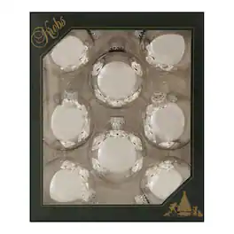 Christmas by Krebs Bright Ball Ornament (Case of 12) - Silver