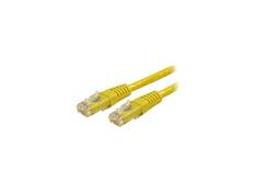 Front. StarTech.com - StarTech.com C6PATCH25YL 25 ft. Cat 6 Yellow Network Cable.