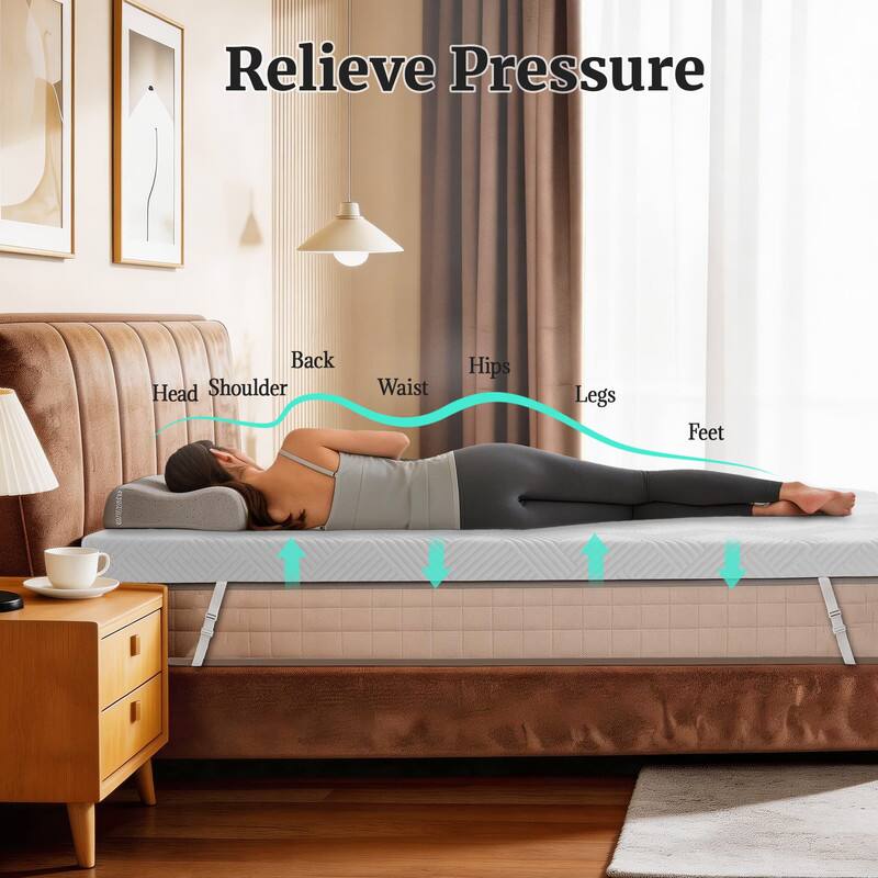 Relieve Pressure

- Head
- Shoulder
- Back
- Waist
- Hips
- Legs
- Feet