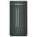 Alt View 3. KitchenAid - 25.5 Cu. Ft. Built-In Side-by-Side Refrigerator with Platinum Interior - Juniper.