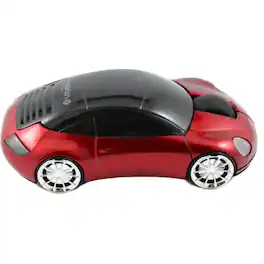 Sanoxy - 2.4GHz Wireless Car Shape Optical Mouse USB Receiver - Wireless - Red