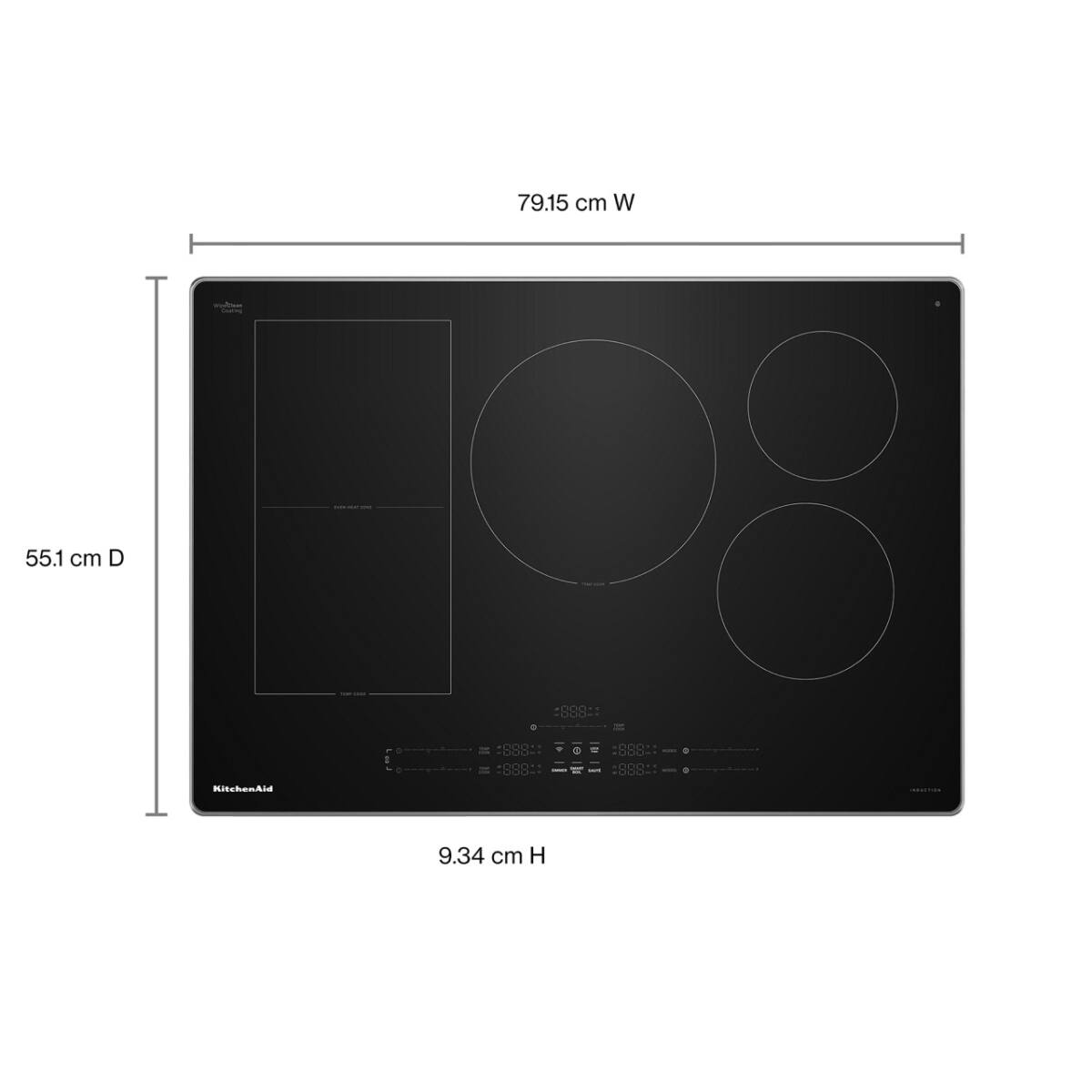 79.15 cm W | 55.1 cm D | 9.34 cm H