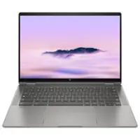 HP - 2-in-1 14" Wide Ultra XGA Touch-Screen Chromebook Plus Laptop with Google AI - Intel Core i3 - 8GB Memory - 256GB SSD - Mineral Silver - Front_Zoom