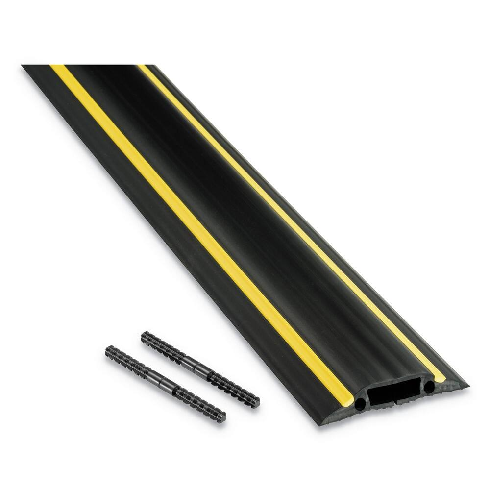Photos - Cable (video, audio, USB) D-Line - FC83H/9M 3.25 in. Wide x 30 ft. Long Medium-Duty Floor Cable Cover - Black FC83H/9M