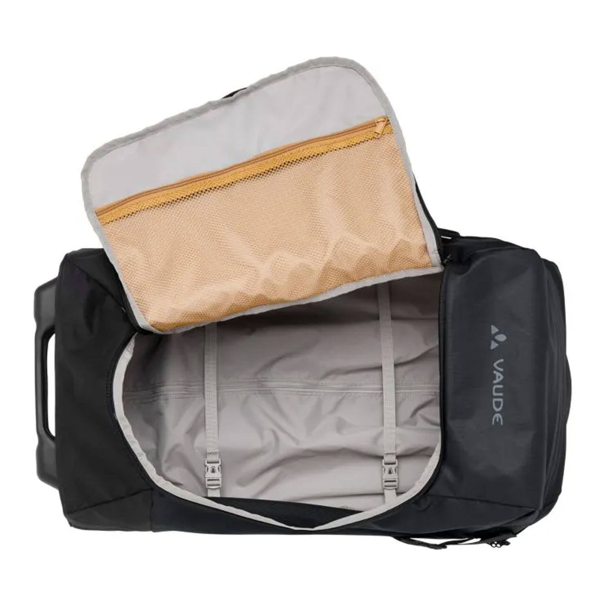 Alt View 2. VAUDE - Vaude CityTravel 60 Mid-Sized Trolley with Roll Closure - Black - Black.