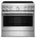 Front. KitchenAid - 36 in. Wide 6 element 5.1 cu. ft. Freestanding Electric Induction Commercial-Style Range with Air Fry - Stainless Steel.