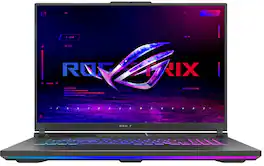 ASUS - ROG Strix G18 18" 144Hz Gaming Laptop - AMD Ryzen 9 9955HX Processor with 16GB RAM - NVIDIA GeForce RTX 5060 - 2TB SSD - Eclipse Gray