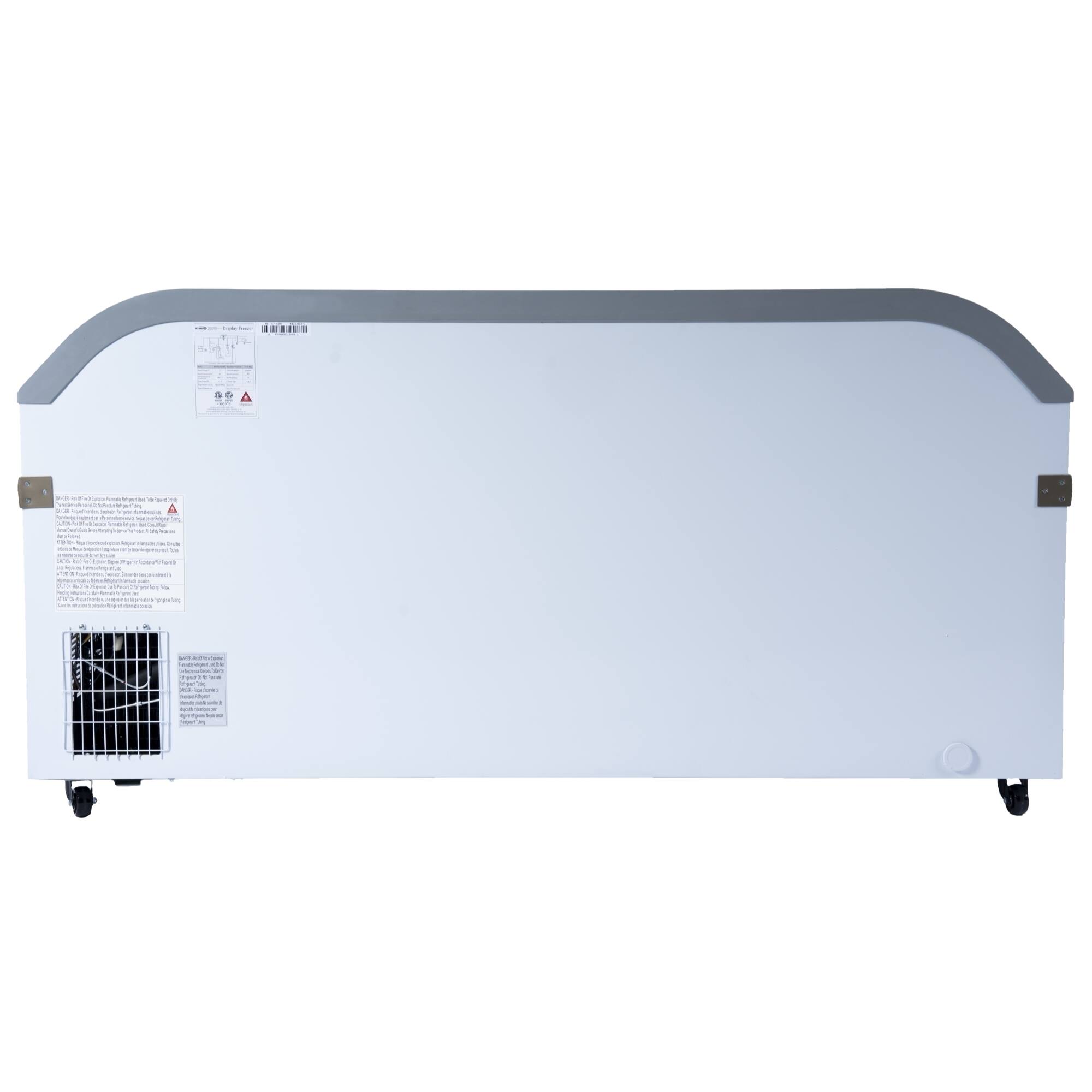 Alt View 7. Koolmore - 65 Inch Manual Defrost Island Chest Freezer 16 cu. ft. Capacity in White - White.