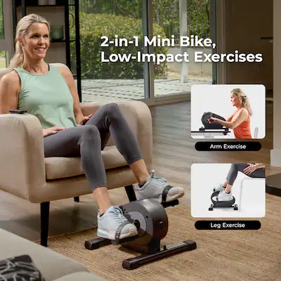 Smart Motorized Mini Exercise Bike-18 Speeds | Sunny Health & Fitness Smart Motorized Mini Exercise Bike-18 Speeds | Sunny Health & Fitness