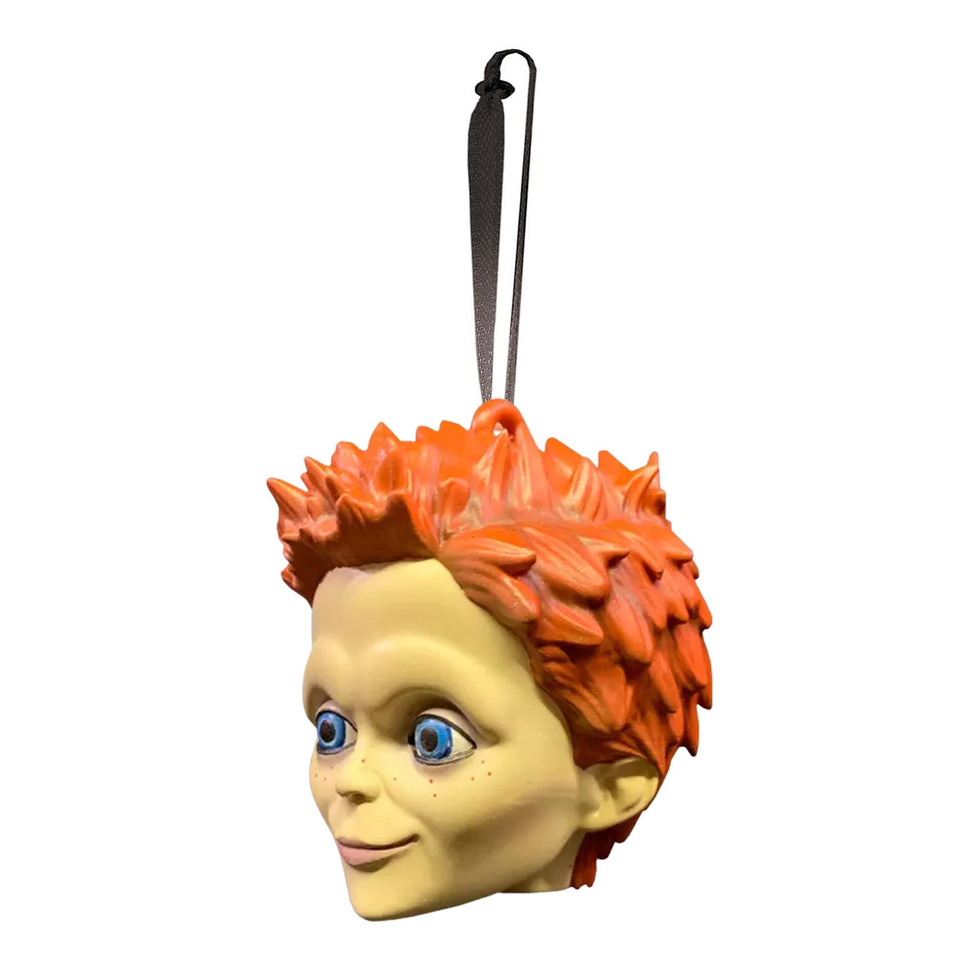 Alt View 1. Trick or Treat Studios - Seed of Chucky Holiday Horrors Ornament | Glen Head - Beige.