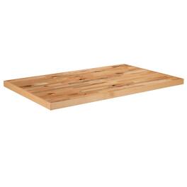 Emma + Oliver - Rectangle Butcher Block Style Table Top - Restaurant Table Top - Natural