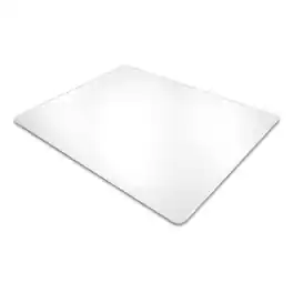 Floortex - Valuemat Plus Polycarbonate Rectangular Chair Mat for Low Pile Carpets - 30" x 48" - Clear