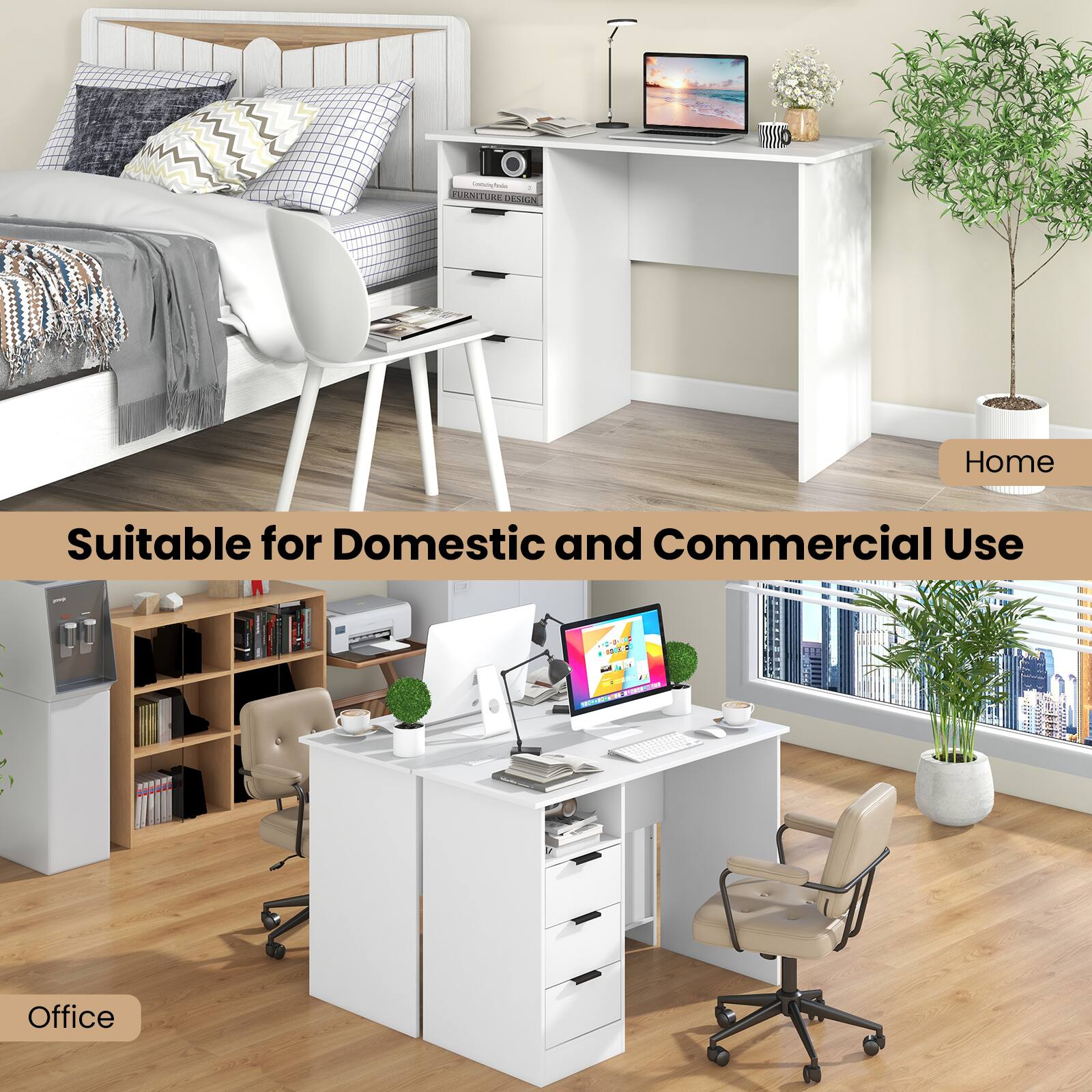 Suitable for Domestic and Commercial Use

Home

Office