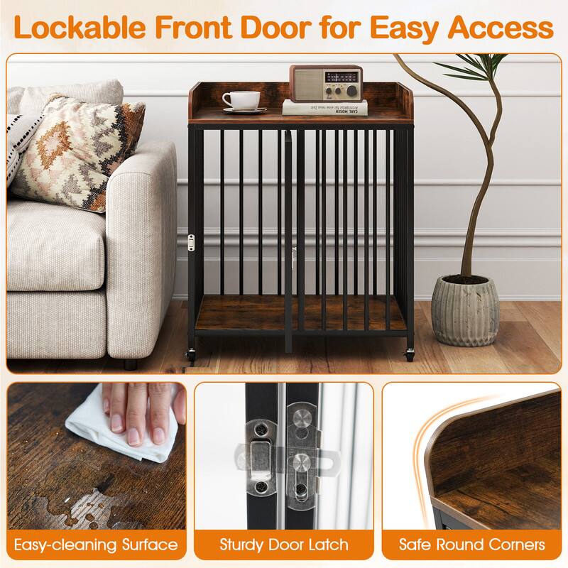 Lockable Front Door for Easy Access

- Easy-cleaning Surface
- Sturdy Door Latch
- Safe Round Corners